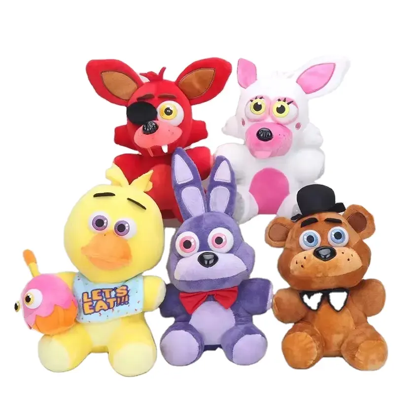 FNAF Five Nights at Freddys Juguete de peluche y animales de peluche Oso Conejo Pato Juego Fnaf Hora de dormir Regalo de Navidad Juguetes para niños