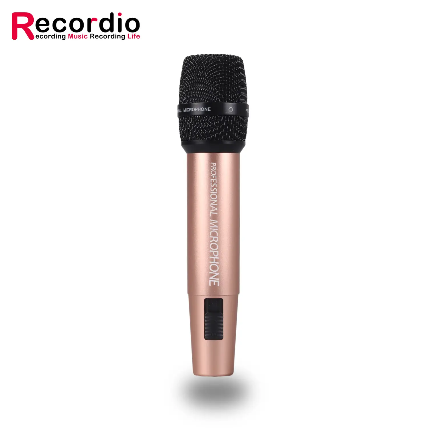 GAM-SC19, mikrofon dinamis, mikrofon genggam untuk vokal dengan pola Pick-up Cardioid, sakelar On/Off diskret