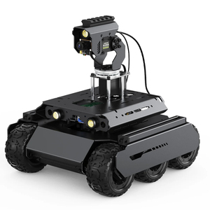 UGV Rover PT PI5 AI Kit Waveshare Open source 6 Wheels 4WD AI Robot interamente in metallo Computer Vision per Raspberry Pi 4B 5 - Product Image 1