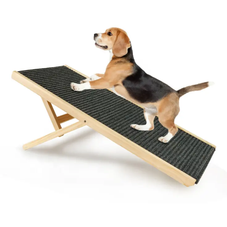 По индивидуальному заказу с регулировкой по высоте, собака пандусы складная пластиковая лестниц деревянная рампа лестница для собаки