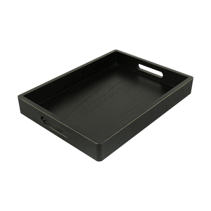 Khay phục vụ bằng gỗ có tay cầm để ăn, món khai vị, thực phẩm, đồ ăn nhẹ, hoặc trang trí nhà, khay giường gỗ lớn hoặc khay <span class=keywords><strong>TV</strong></span> - Product Image 1