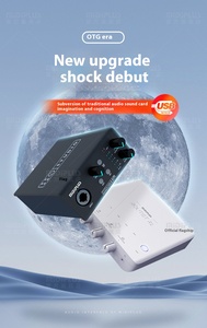 Mezclador de estudio de micrófono XLR profesional de 192KHz, interfaz de Audio USB 1in2out, tarjeta de sonido para equipo de grabación de Podcast en vivo - Product Image 6