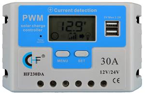 Умный Солнечный контроллер Pwm 30a 12v/24v контроллер солнечного заряда с USB-системой выключения - Product Image 6