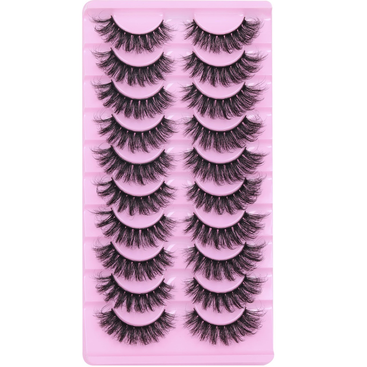 6D24-Ten pairs in pink packaging