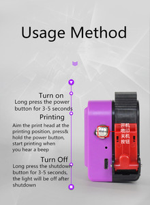 Mini stampante a getto d'inchiostro con cartuccia di inchiostro a solvente stampante portatile a getto d'inchiostro data di scadenza codificatore Batch - Product Image 5