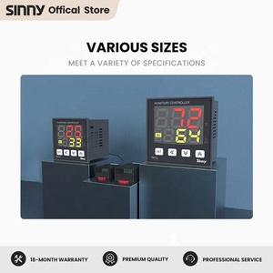 Sinny Large Display TH - M 72*72 Digital on OFF Controlador de temperatura y humedad Termostato con sensor - Product Image 4