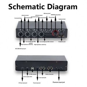 USB Sound Card Cound Card <strong>Audio</strong> <strong>4</strong> Channel Multifunctional Sound Card <strong>Audio</strong> <strong>Interface</strong> for Wholesales - Product Image 3
