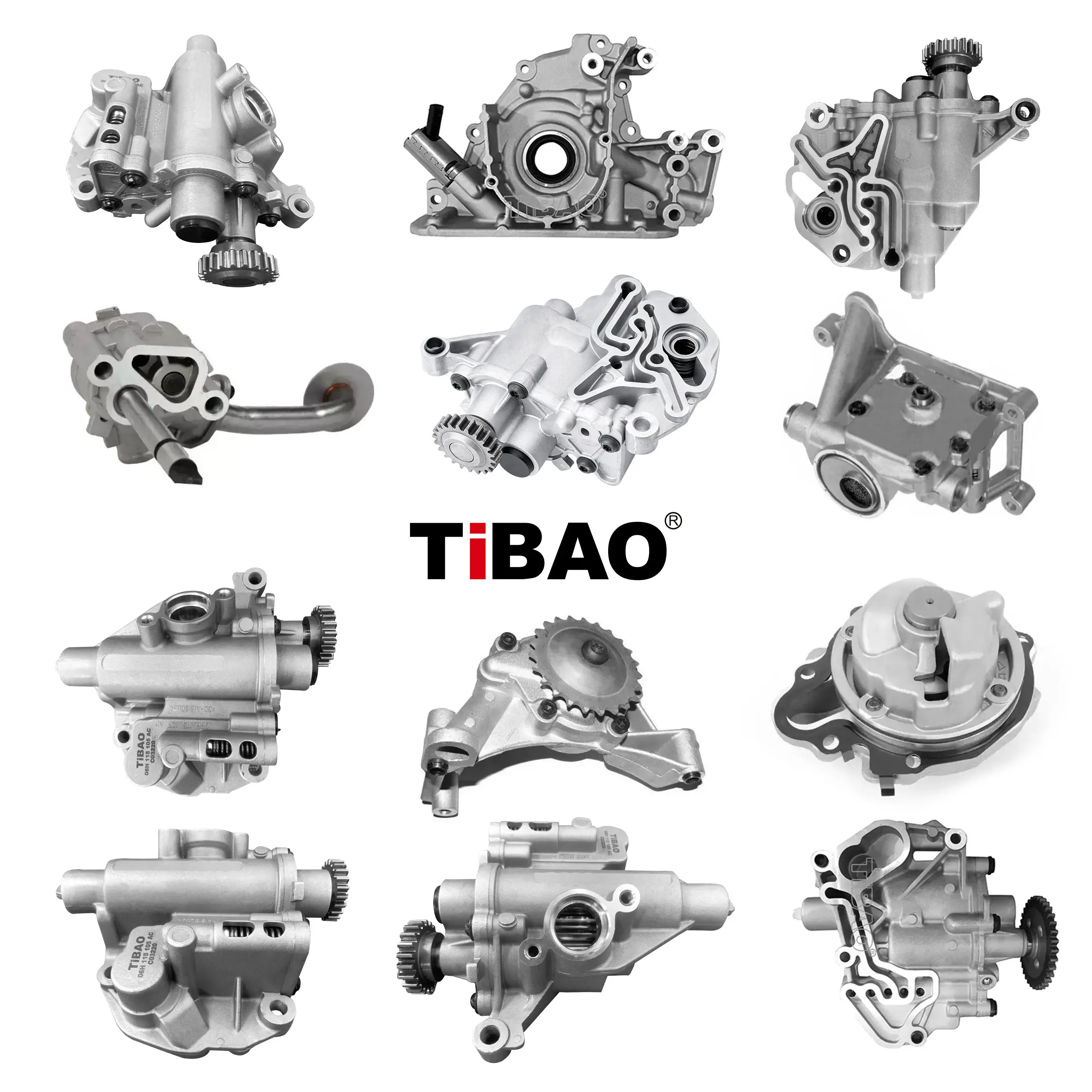 Bomba de aceite de motor automática TiBAO EA888 gen3 para Audi A1 A3 A4 A5 A6 A7 Q3 Q5 TT VW GOLF VII BMW 06H115105BK 95810950700 95811510500