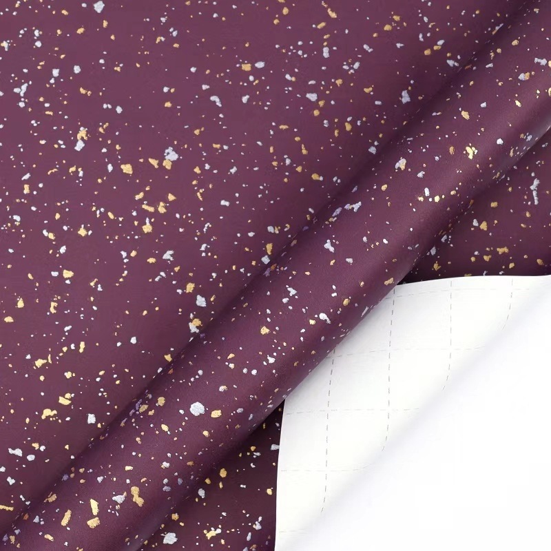 Floating Gold Purple Scroll