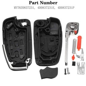 อะไหล่รีโมทคอนโทรลแบบไร้กุญแจ4ปุ่มสำหรับรถ Audi A3 A4 A6 A8 TT Q7 S6 MYT8Z0837231 4D0837231P 4D0837231E (ไม่มีชิป) - Product Image 4