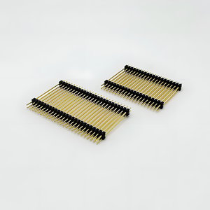 Uzun Pin başlık tek çift sıra özel 16P 14P 26P düz DIP 90 derece yuvarlak Pin başlıkları - Product Image 1