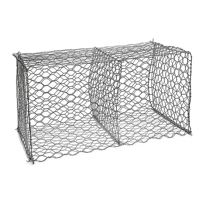 Gabion 상자 6 각형 철사 Nettings 제방 보호 gabion 철망사 옹벽 용접된 gabion 상자