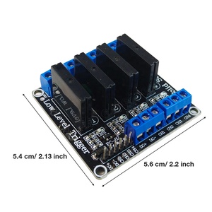 Basso livello 5V 4 canali modulo relè a stato solido SSR 240V 2A uscita con fusibile resistivo per Arduino - Product Image 2