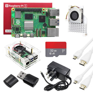 Yeni orijinal ahududu Pi 5 8gb kiti geliştirme kurulu ahududu Pi 5 4gb başlangıç kiti 64-bit dört çekirdekli tek kart bilgisayar