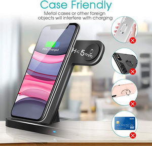 แท่นชาร์จเร็วแบบ4 in 1แท่นชาร์จโทรศัพท์ไร้สายแบบแม่เหล็กสำหรับอุปกรณ์ Apple โทรศัพท์มือถือและนาฬิกา5A กระแสไฟขาออก - Product Image 4
