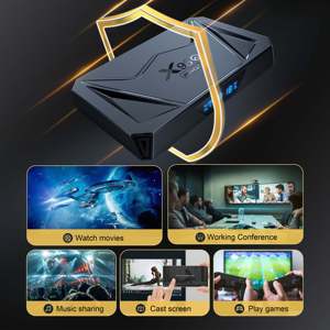 X96Q Pro + กล่องสมาร์ททีวี2025พร้อมแอนดรอยด์14.0 Quad Core Processor 8K HD ความละเอียด2พอร์ต USB WiFi 6รองรับ2.4 ghz/ 5GHz - Product Image 6