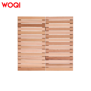 WOQI可定制尺寸防水坚固拼接木质防滑挡板脚，用于浴缸、水疗、桑拿 - Product Image 4
