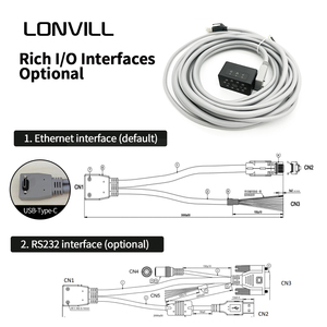 OEM ODM QR PDF417 Escáner de código de matriz de datos Lector de código de línea de montaje industrial IP65 1D 2D Escáner de código de barras de montaje fijo - Product Image 3
