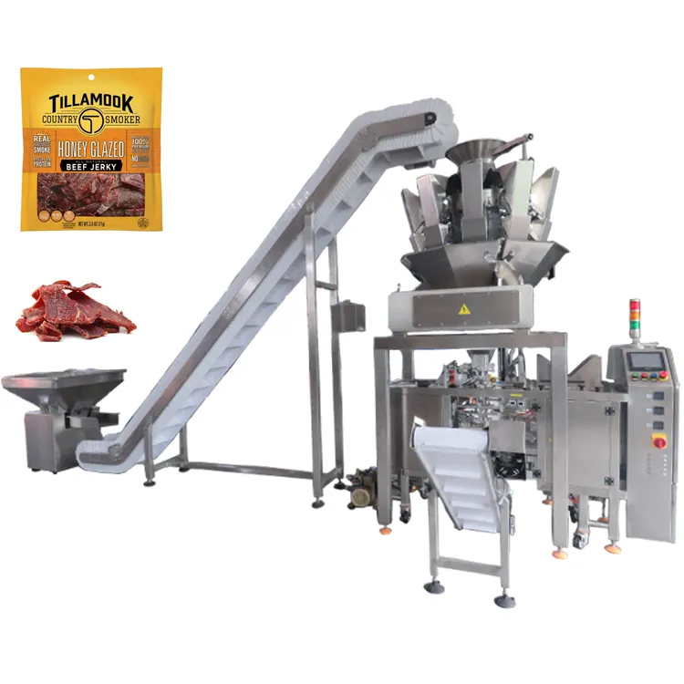 Üst Y Premade kılıfı çok fonksiyonlu TATLI MISIR kurutulmuş mantar ambalaj sebze mercimek tohumu ceviz Doypack paketleme makinesi