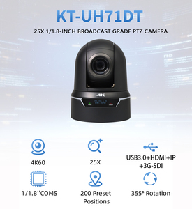 Заводская Новейшая 4k NDI PTZ камера для видеоконференций 25x зум система потокового вещания для государственных проектов - Product Image 5
