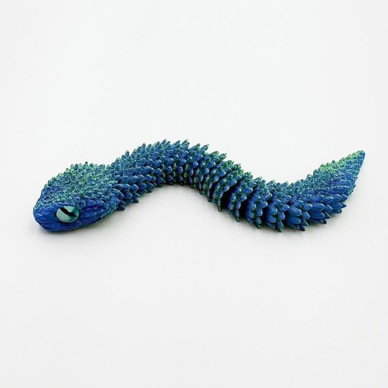 13cm blue green viper baby