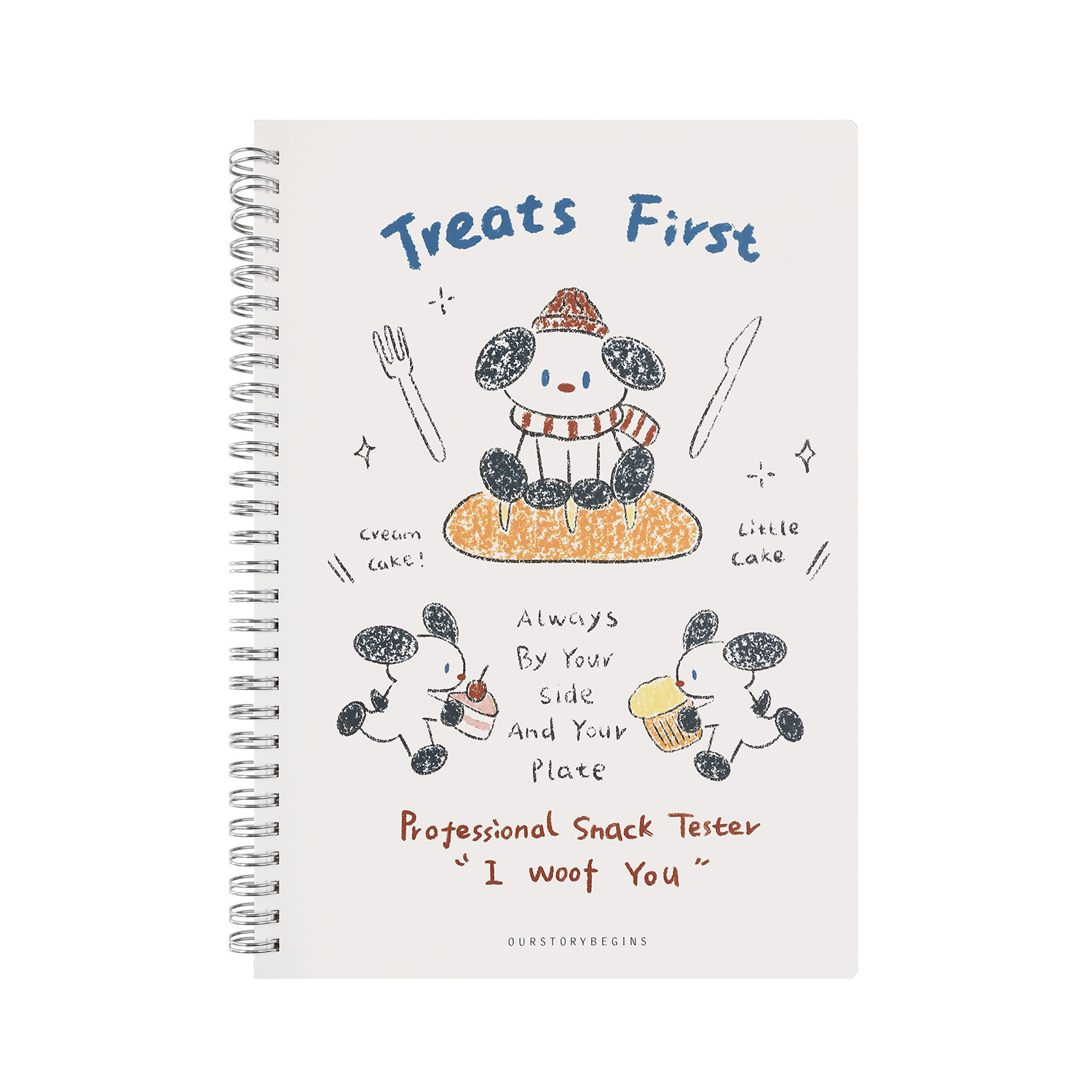 The puppy bakes bread-68 pages inside