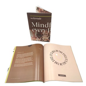 High Quality Printing Service A4 <strong>A5</strong> Customized Size Manual Journal Magazine <strong>Catalog</strong> Brochure Flyer Printing - Product Image 3
