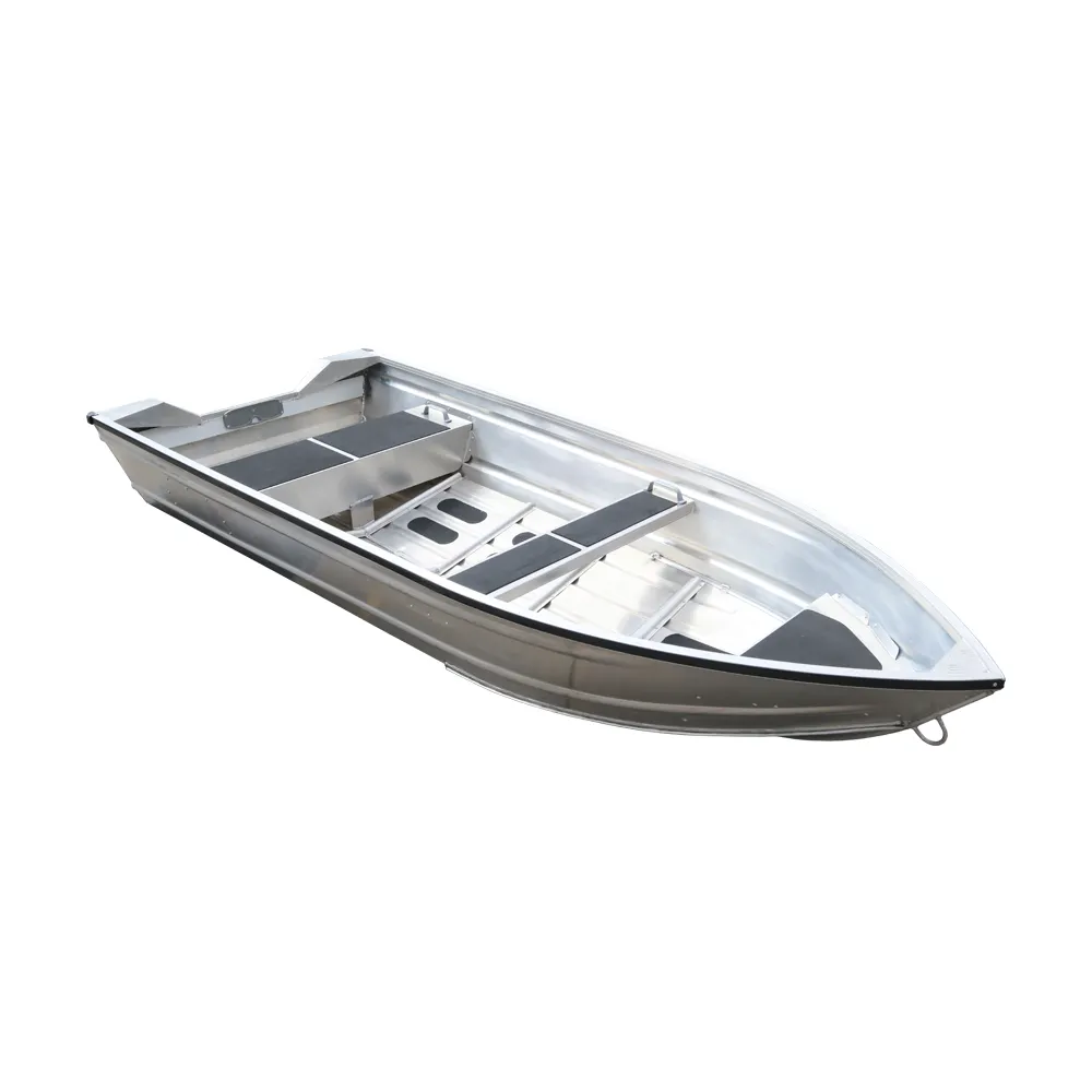 Kinocean 10ft barca da pesca in alluminio a fondo piatto completamente saldata di alta qualità e dimensioni personalizzate