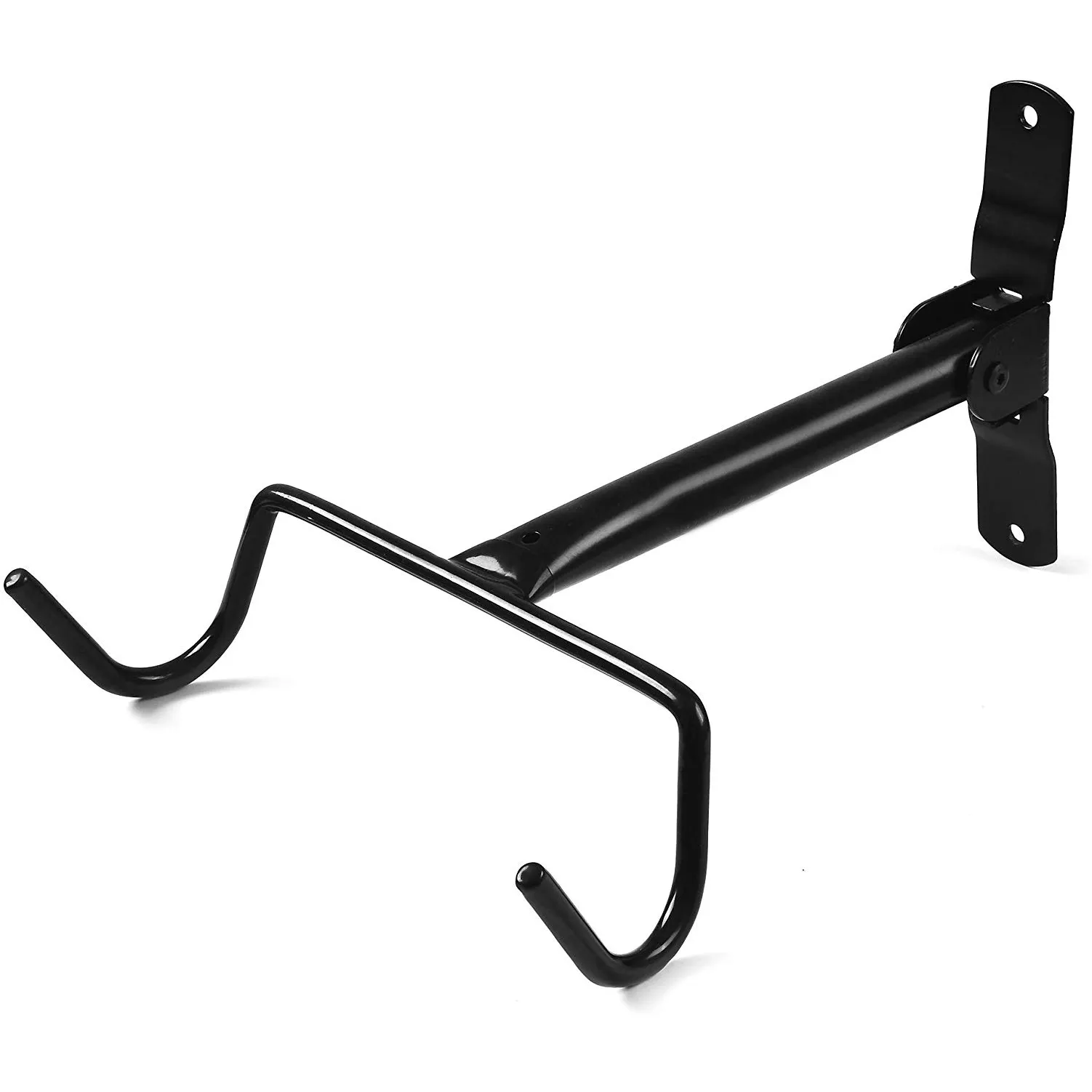 JH-Mech Mountain Road Bike Hanger con immersione in PVC rosso facile da installare pieghevole in metallo montato a parete portabiciclette