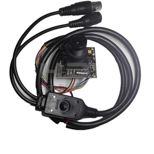Effio-e 1/3 "CCD 700TVL闭路电视模拟板摄像机印刷电路板，带3.7毫米针孔镜头BNC 32x32mm毫米微型摄像机模块4140 + 672/ - Product Image 5