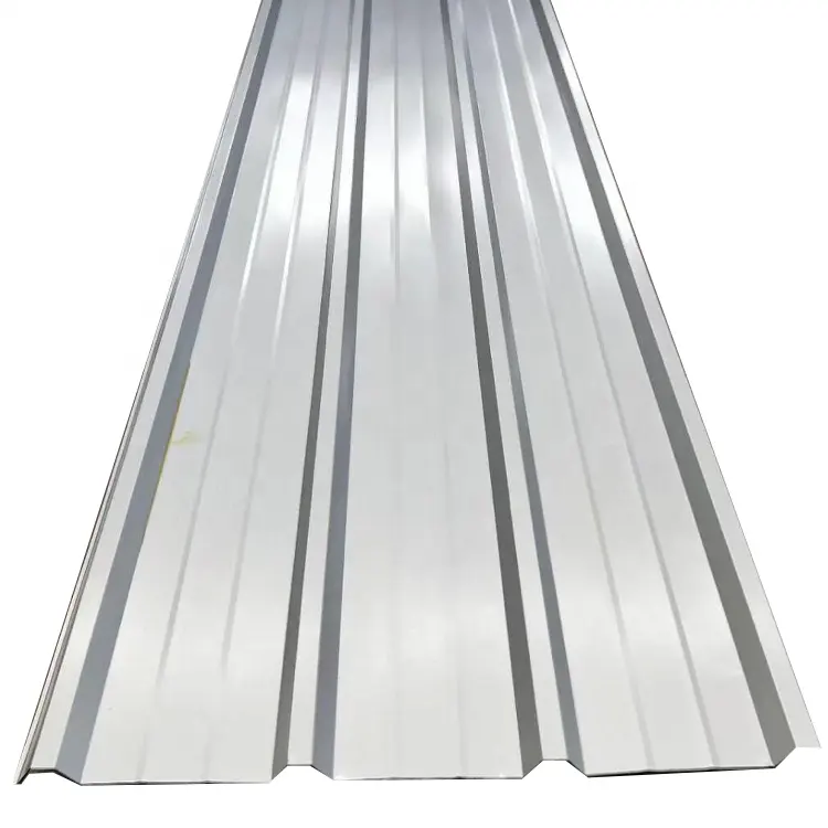 Tôle de toiture en métal en acier galvanisé prélaqué ondulé revêtue de zinc pour des résultats durables et durables