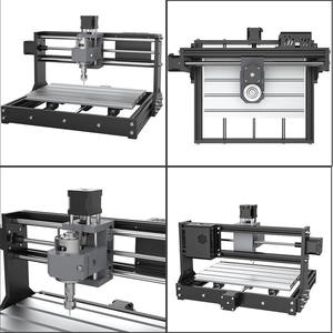 迷你数控刳刨机CNC3018 Pro 3轴DIY刀具雕刻机亚克力塑料印刷电路板聚氯乙烯木质刳刨机