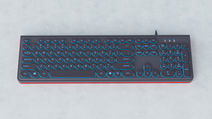 Usb Wired Keyboardsゲームキーボード虹メカニカルキーボードUsb Wired 104キー - Product Image 2