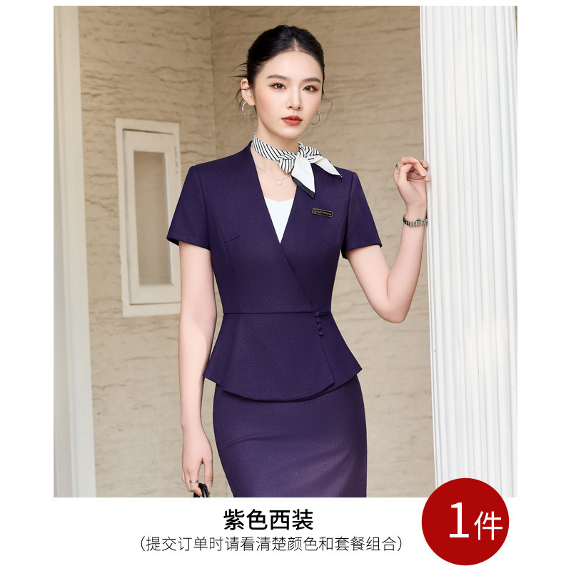 purple suit