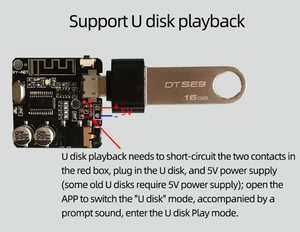 XY-ABT DIY <strong>Bluetooth</strong> 5.0 Audio Receiver Module MP3 <strong>Bluetooth</strong> Decoder Board Car Speaker Audio Amplifier Board