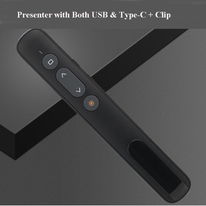 Vendita calda 2.4G puntatore Laser senza fili presentatore di lavoro con Macbook con sia USB che tipo ricevitore c - Product Image 3
