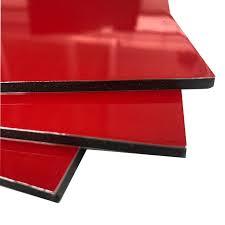 Fabrik preis glänzend glänzend für Wand verkleidung ALuminum-Verbund platte 1220*2440mm 4 * 8ft 4mm Laden fronten Guter Preis ACP