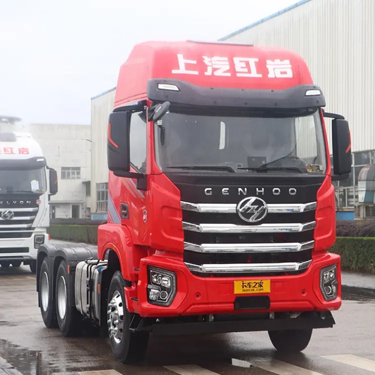 2024 SAIC Hongyan Foton di seconda mano 6 ruote camion 400Hp 6*4 pesanti Diesel 40Ton 6x4 traino di trattori usati