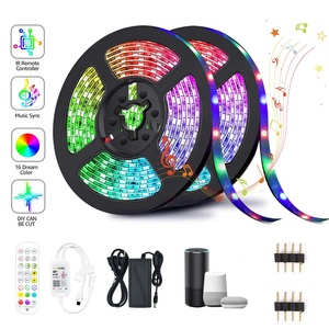 BT WIFI מוסיקה Luces LED 5050 Rrgbw Led רצועת טלוויזיה תאורה אחורית Led פס Lightstrip חכם רצועת אורות