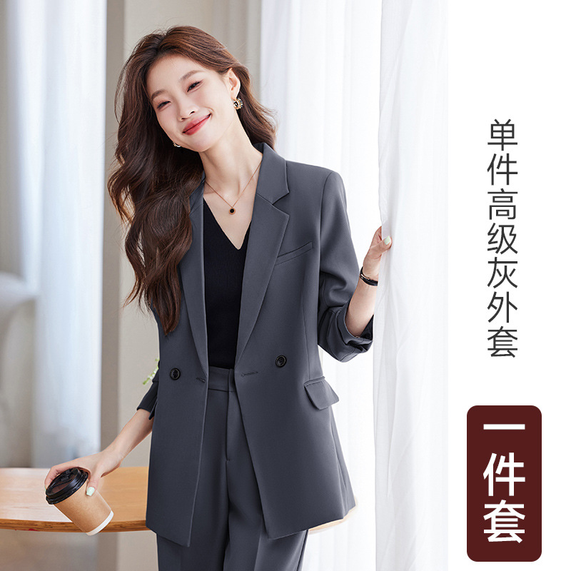 gray suit