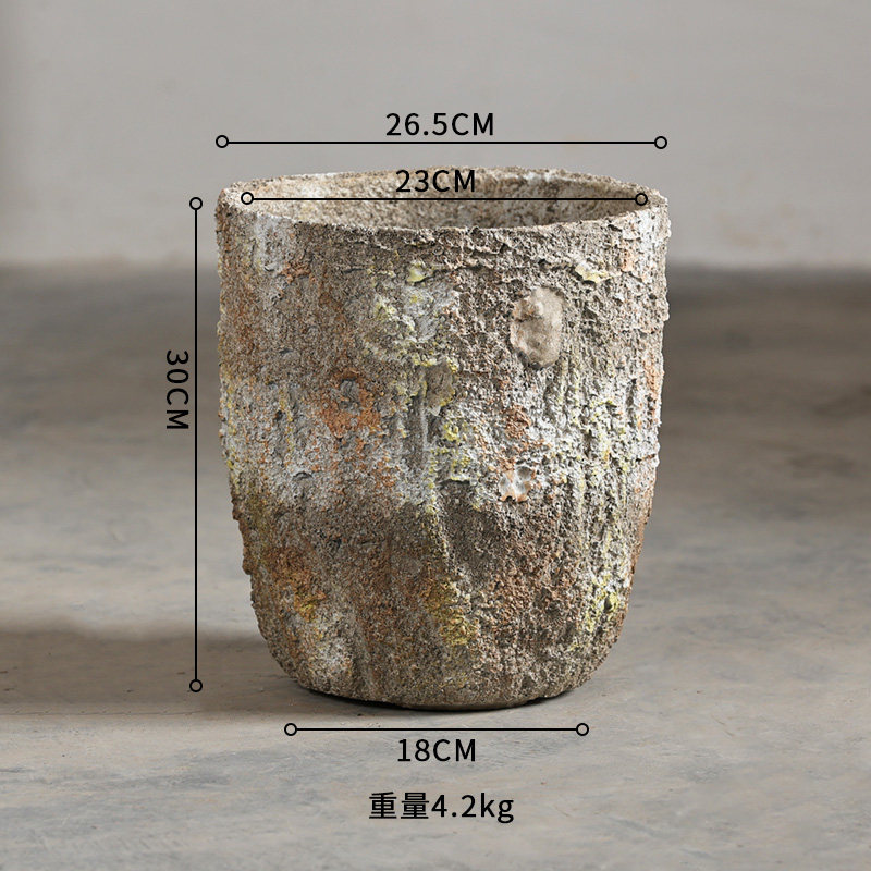 F9906 texture boule de mars - diamètre intérieur de la trompette 23 cm