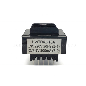 Trasformatore PCB personalizzato con EI-41 Pin incapsulato 4 Pin trasformatore di potenza per ingresso 240v e 24v/36v/380v uscita frequenza 50Hz - Product Image 4