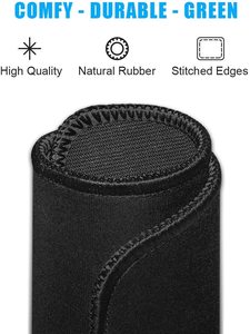 Materiale lavabile in gomma antiscivolo sfuso con tappetino per Mouse nero personalizzato in tessuto di Lycra con bordo cucito per computer portatili - Product Image 5