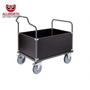 High Quality Easy <strong>Loading</strong> <strong>and</strong> <strong>Unloading</strong> Versatile Stackable Shopping Trolley with Basket <strong>and</strong> Base for Organized Storage - Product Image 5