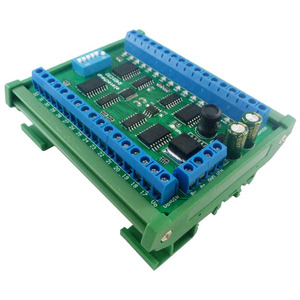 DC 12V 24V 32-canali DIN35 C45 Rail Box RS485 Modbus RTU ULN2803A Darlington Transistor Controller PLC IO scheda di espansione - Product Image 1
