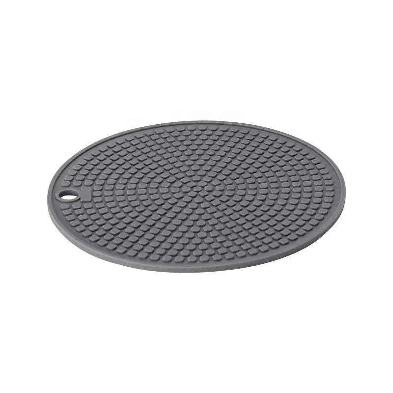 Alfombrilla de silicona para hornear de cocina resistente al calor sin olor personalizada/almohadillas para ollas calientes posavasos de silicona, alfombrilla de silicona para tazas de goma