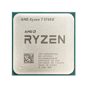 Cpus ใหม่สำหรับ AMD R yzen 7 5700X R7 5700X 3.4 GHz แปด-core โปรเซสเซอร์16-Thread L3 7NM = 32M ซ็อกเก็ต100-000000926 AM4ไม่มีพัดลม - Product Image 1