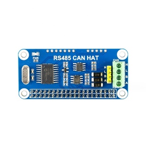 Placa de desarrollo de placa de expansión CAN RS485, módulo CAN, comunicación UART, RS485 CAN HAT para Raspberry Pi 4B/3B +/Zero W