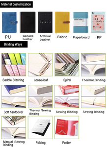 Gran oferta A5 personalizado con correa elástica Pu diario cuaderno impreso marca Logo diario Bloc cuaderno de notas de cuero PU