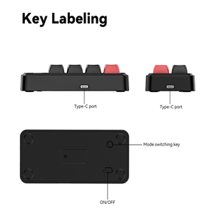 Teclado mecánico para juegos con cable K815B, 8 teclas, Mini teclado, 4 colores, luz RGB, teclado Macro programable personalizado, teclado numérico - Product Image 6